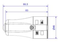 Bachmann 960.203 Koppeling met randaarde Polyamide 250 V Wit IP20 - thumbnail
