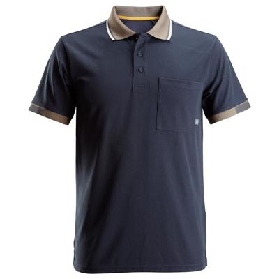 Herenpolo met Korte Mouwen Snickers Workwear 2724 Polo AllroundWork Technology 37.5® Marineblauw Maat M