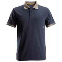 Herenpolo met Korte Mouwen Snickers Workwear 2724 Polo AllroundWork Technology 37.5® Marineblauw Maat XXL - thumbnail
