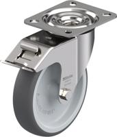 Blickle LEX-PATH 125G-FI Zwenkwiel met rem Wieldiameter: 125 mm Draagvermogen (max.): 150 kg 1 stuk(s) - thumbnail