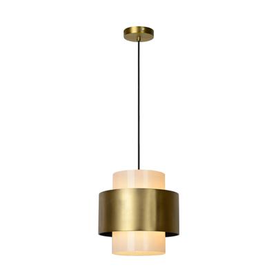 Lucide FIRMIN - Hanglamp - Ø 30 cm - 1xE27 - Mat Goud / Messing