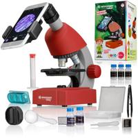 BRESSER JUNIOR Microscoop 40x-640x (rood) - thumbnail