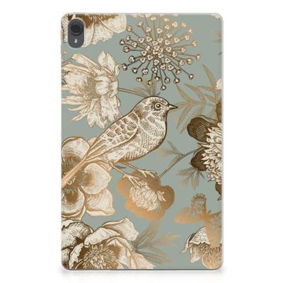 Siliconen Hoesje voor Lenovo Tab P11 | P11 Plus Vintage Bird Flowers Siliconen Hoesje voor Lenovo Tab P11 | P11 Plus Vintage Bird Flowers