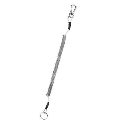 Outdoor multi-functionele anti-verloren sleutelhanger TPU voorjaar Lanyard lengte: 32cm (grijs) Outdoor multi-functionele anti-verloren sleutelhanger TPU voorjaar Lanyard lengte: 32cm (grijs)