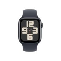Apple Watch SE (2e gen.) GPS + Cellular 40 mm Smartwatch - Kast van middernacht aluminium - Middernacht sportbandje (M/L). Conditie en slaap bijhouden, ongelukdetectie, hartritme monitoren - thumbnail