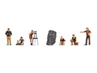 NOCH 15043 H0 Archeologen figuren Geverfd, Staand, Zittend - thumbnail
