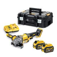 DeWalt DCG414T2-QW XR Flexvolt accu Haakse Slijper | 54v 125mm - DCG414T2-QW - thumbnail
