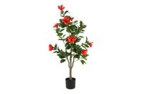 Decostar Hibiscus S plant 120 cm oranje - thumbnail