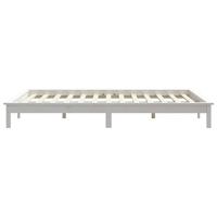 Bedframe massief grenenhout wit 180x200 cm 6FT Super King - thumbnail