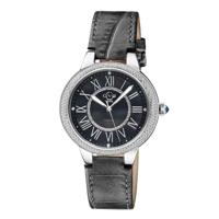 Gevril GV2 Astor II Women&apos;s Black Dial Black leather band Watch 9143-L7 - thumbnail
