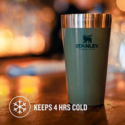 Stanley The Stacking Beer Pint .47L / 16Oz Isolatiefles Charcoal 470ML - thumbnail