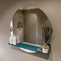 MONDIAZ SPOT spiegel rond 80cm met Spiegelplanchet kleur Smag. - thumbnail