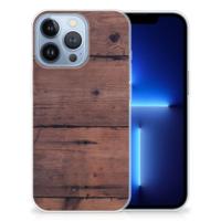 Apple iPhone 13 Pro | Bumper Hoesje | Old Wood - thumbnail