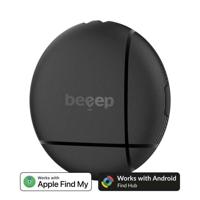 Beeep OneTag Apple Find My & Android Tracker Black & Keychain Black - 1 pack - thumbnail