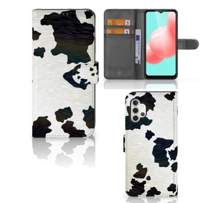 Samsung Galaxy A32 5G | Telefoonhoesje | Met pasjeshouder | Koeienvlekken