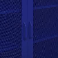 Opbergkast 80x35x101,5 cm staal marineblauw - thumbnail