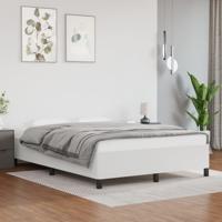Bedframe kunstleer wit 140x200 cm - thumbnail