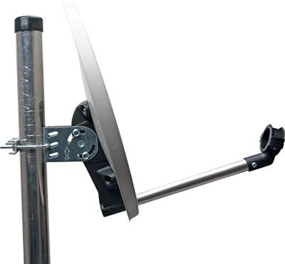 Schwaiger 42 cm satellietschotel lichtgrijs