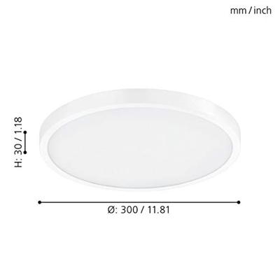 Eglo Instelbare plafonnnièreFueva-A Ø 30cm - 98293