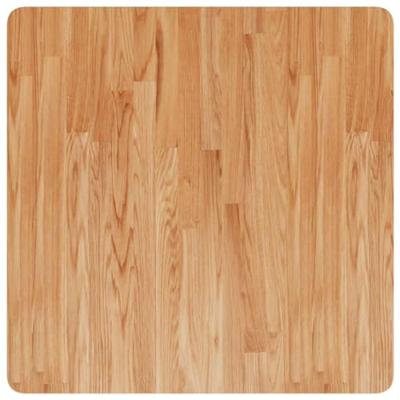 Tafelblad vierkant 70x70x1,5cm massief eiken lichtbruin