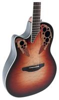 Ovation CE44LX-1R Celebrity Elite Exotic Ruby Burst linkshandige elektrisch-akoestische westerngitaar - thumbnail