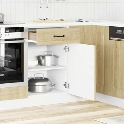 Onderkast Kalmar bewerkt hout sonoma eikenkleurig