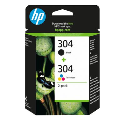 Originele inkt cartridge HP 3JB05AE Zwart Multicolour (2 Stuks)