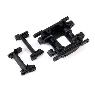 Traxxas TRX-9736 Bumper-houder v/h, Skidplate TRX-4M