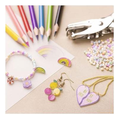 Creativ Company Rocailles, d 5 mm, afm 4/0, gatgrootte 1,2 mm, ca. 500 stuk, metallic kleuren, 130 gr/ 1 doos