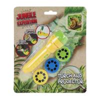 Jungle Expedition Zaklamp Projector met 24 Afbeeldingen, 11cm - thumbnail