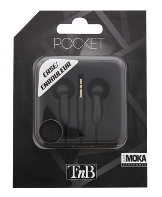 T'nB ESPOCKETBK Pocket hoofdtelefoon zwart