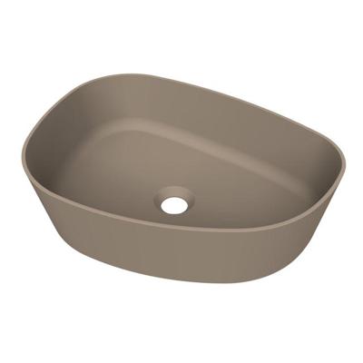 Arcqua Rocker Opbouw Waskom Organisch L 50x37 Mat Truffel