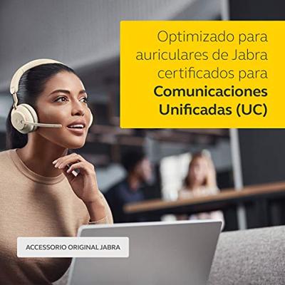 Jabra LINK 370 UC USB 30m Zwart, Zilver bluetooth audiozender