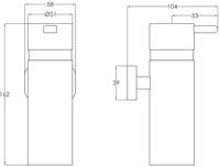 Ben Mykanto zeepdispenser 5,8x10,4x16,2cm chroom - thumbnail