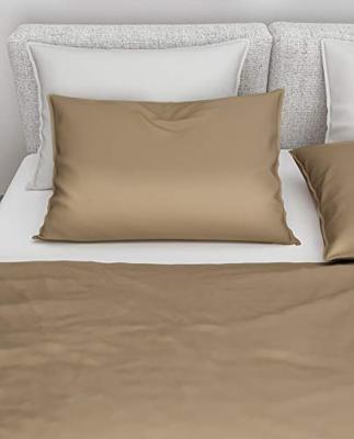 Zo! Home Zo Home Satinado Dekbedovertrek 140x200/220 Praline Brown
