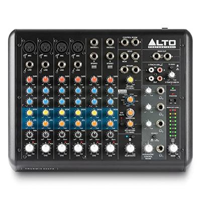 Alto Professional TrueMix 800FX 8-kanaals mixer met USB, Bluetooth en Alesis Multi-FX - thumbnail