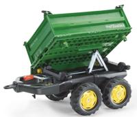 Rolly Toys 122004 RollyMega Trailer John Deere Groen - thumbnail