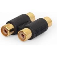 Dubbele RCA koppeladapter - thumbnail