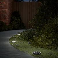 VidaXL Grondlampen 12 st solar met grondpennen warmwit - thumbnail
