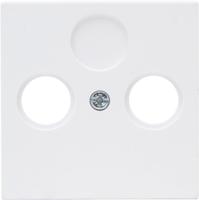 Kopp HK07 PURE mat wit afdekplaat voor coax - 4624040 - thumbnail