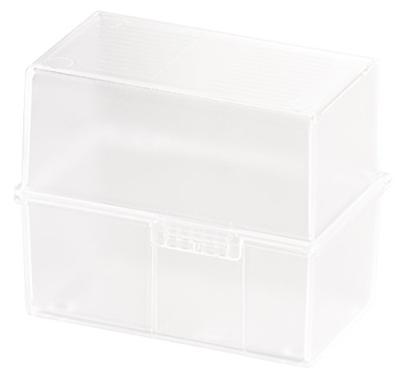 HAN DIN A6 976-63 Kaartenbox Doorschijnend, Helder Aantal kaarten (max.): 400 kaarten DIN A6 liggend