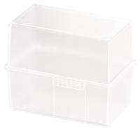 HAN DIN A6 976-63 Kaartenbox Doorschijnend, Helder Aantal kaarten (max.): 400 kaarten DIN A6 liggend - thumbnail