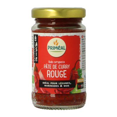 Rode curry pasta bio 120 Gram