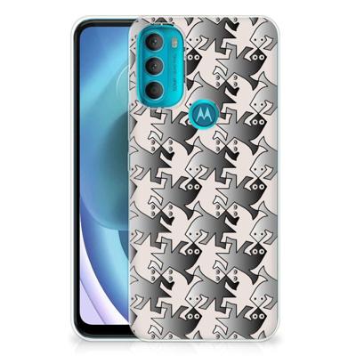 Motorola Moto G71 5G | TPU Hoesje | Salamander Grey Motorola Moto G71 5G | TPU Hoesje | Salamander Grey
