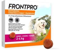 FRONTLINE FRONTPRO KAUWTABLETTEN S 2-4 KG 3 TBL - thumbnail