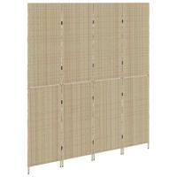 Kamerscherm Beige 196 x 200 cm poly rattan - thumbnail