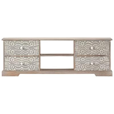 Tv-meubel 120x30x40 cm massief acaciahout