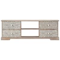 Tv-meubel 120x30x40 cm massief acaciahout - thumbnail