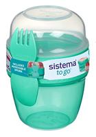 Sistema to go snack capsule + vork-lepel 515 ml - thumbnail