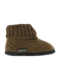 Bergstein Cozy pantoffels Bruin-22 - thumbnail